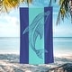 preview thumbnail 49 of 74, Large Turtle Shark Seahorse Beach Towel Pool Swimming Towels 30" X 60", 35"x70" Dolphin - 35"x70"