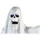 preview thumbnail 9 of 11, Haunted Hill Farm Life Size Animatronic Reaper, Indoor/Outdoor Halloween Decoration, Flashing White Eyes, Poseable, Battery