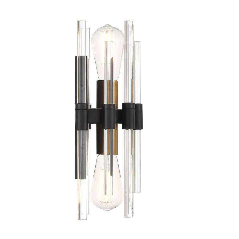 Savoy House 9-1935-2 Santiago 2 Light 14" Tall Bathroom Sconce