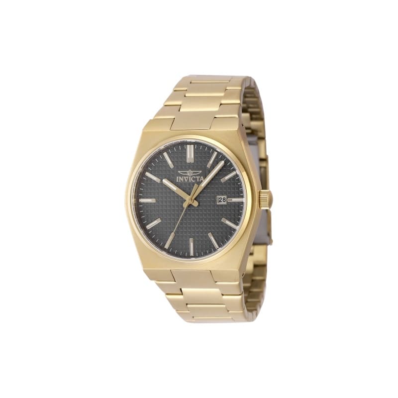 Invicta Men's 48397 Speedway Quartz 3 Hand Charcoal Dial Watch