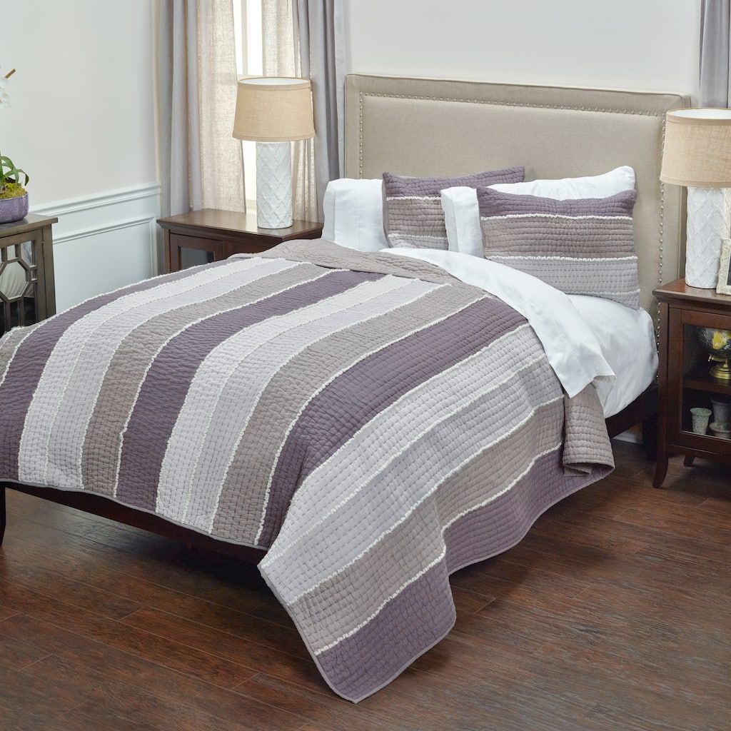 Olivia Grace Cotton Sham in Gray