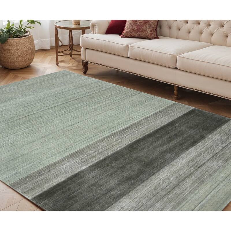 HomeRoots Striped Transitional Rectangle Area Rug - 96.00 in. x 60.00 in.  x 0.80 in.