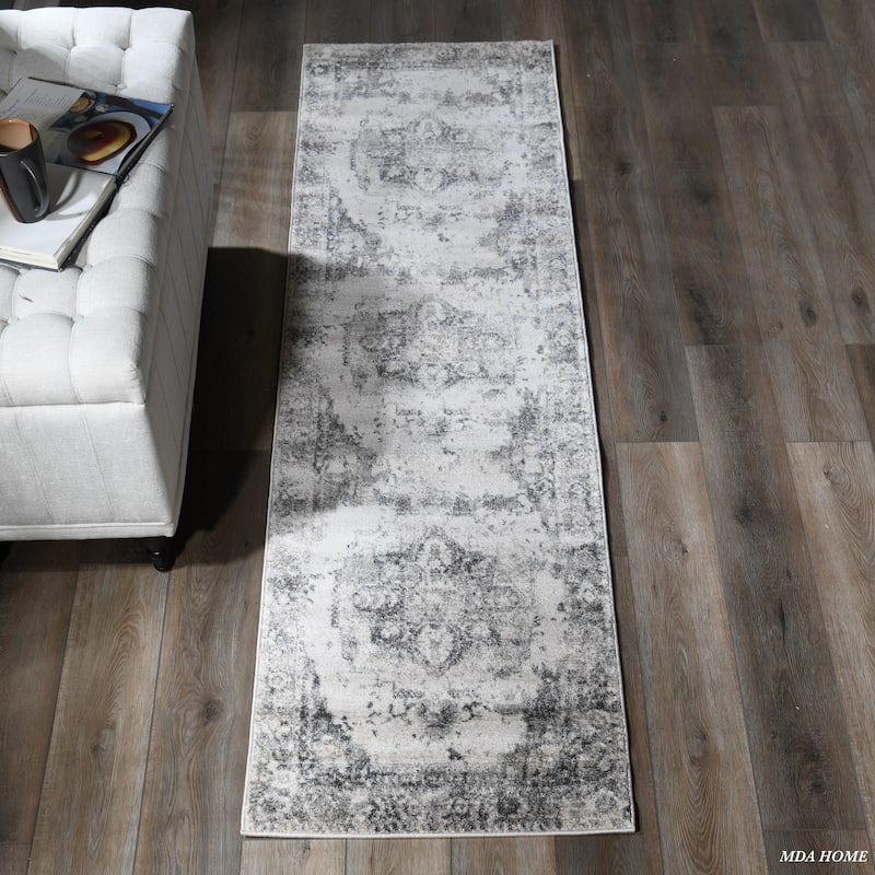 Angel Collection Cream/Grey Area Rug