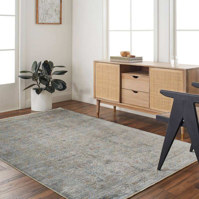 Correa Traditional Area Rug - Sage/Multi - 7' 10" x 9' 10"