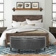 preview thumbnail 1 of 46, Adeco Half Moon Tufted Storage Ottoman Bench