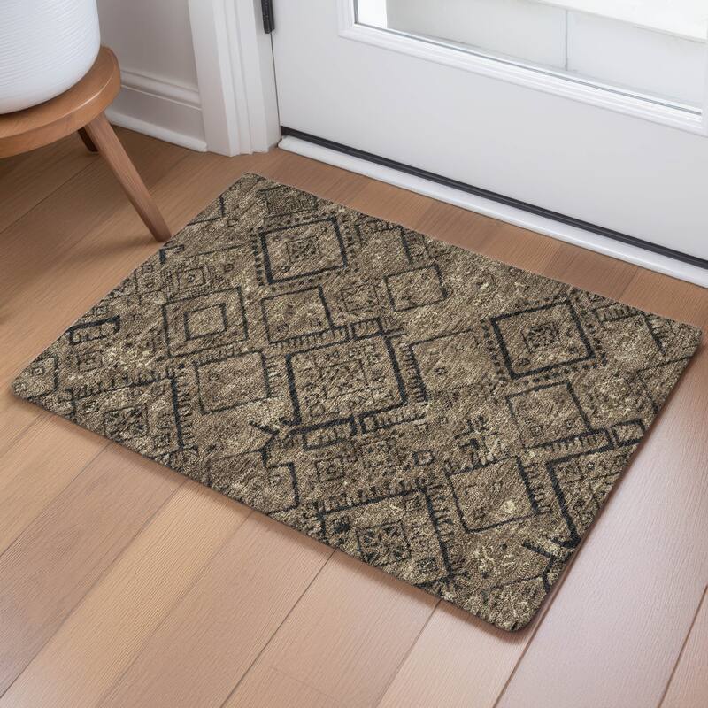 Machine Washable Indoor/ Outdoor Global Andes Chantille Rug