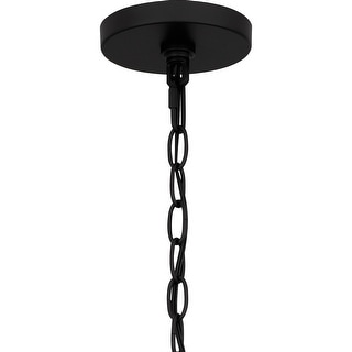 Teton 5-Light Matte Black Pendant