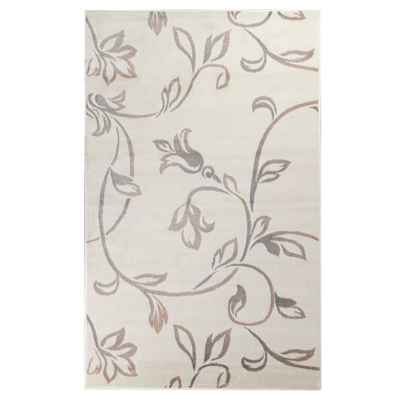 Superior Floral Vine Modern Indoor Area Rug or Runner