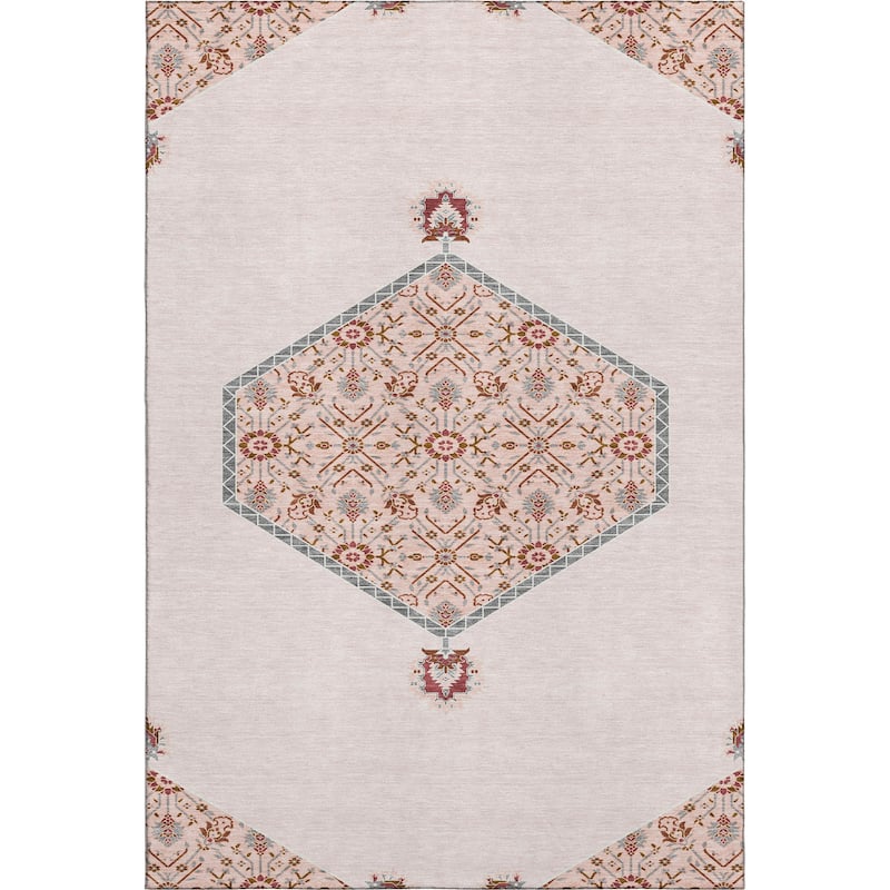 Premium Washable Super Soft Traditional Global Mayfield Rug
