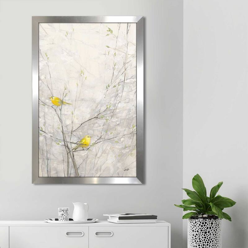 "Birds in Trees II" by Julia Purinton Print on Acrylic.