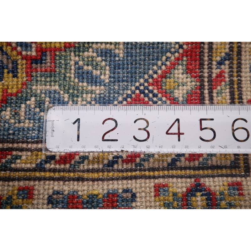 Blue Kazak Oriental Accent Rug Handmade Wool Carpet - 2'1"x 2'10"