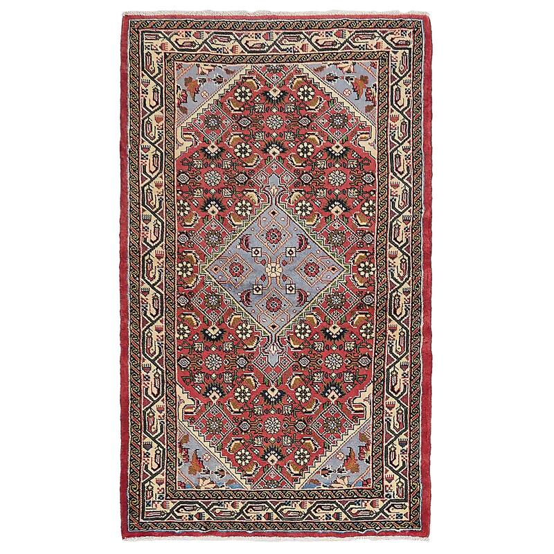 ECARPETGALLERY Hand-knotted Anadol Red Wool Rug - 3'5 x 5'10
