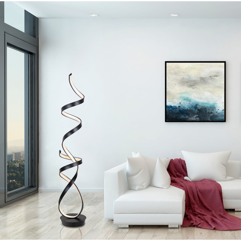 Artiva USA Orchestra 68W Unique Modern LED Floor Lamp, black - 63