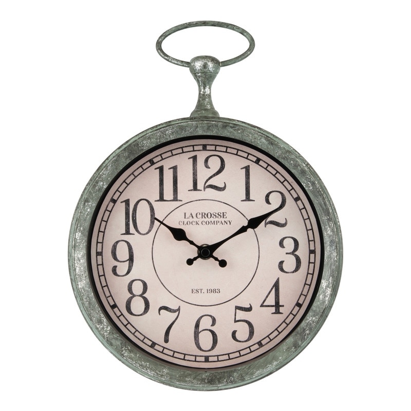 La Crosse Technology 9 Inch Pocket Watch Clock