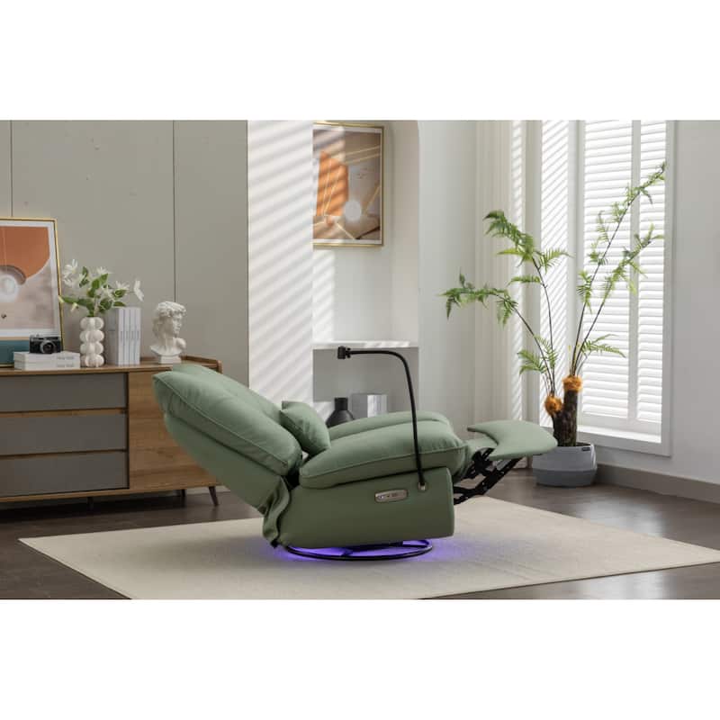 Four Modes Of Intelligent Voice Control,Atmosphere Lamp,Bluetooth Music Player,USB Ports,Back And Forth Swing