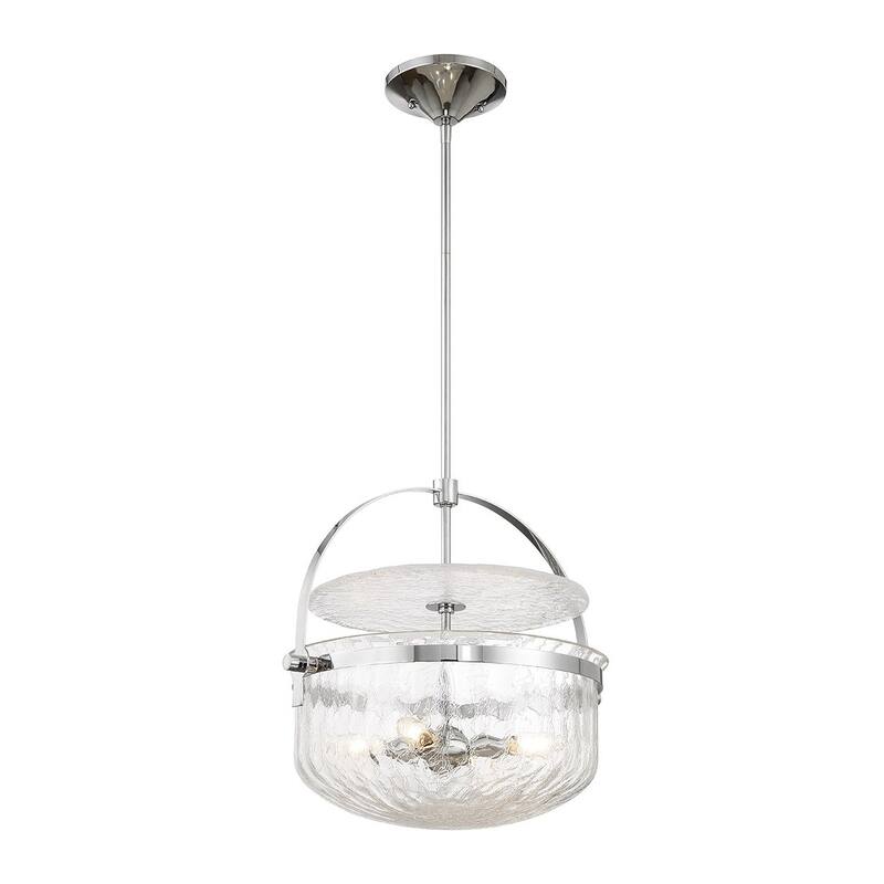 Denmar Four Light Convertible Semi-Flush/Pendant