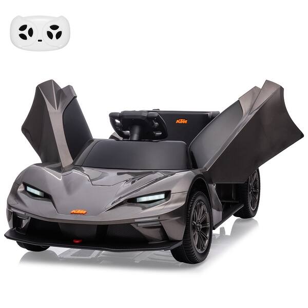 slide 2 of 10, 12V Kids Ride on Sports Car,7AH Licensed KTM Battery Powered Electric Ride on Car