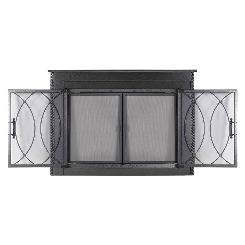 Pleasant Hearth Amhearst Fireplace Glass Door