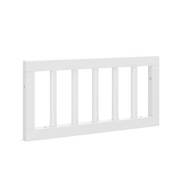 slide 2 of 10, Little Seeds Aviary Toddler Rail with Spindles - N/A White