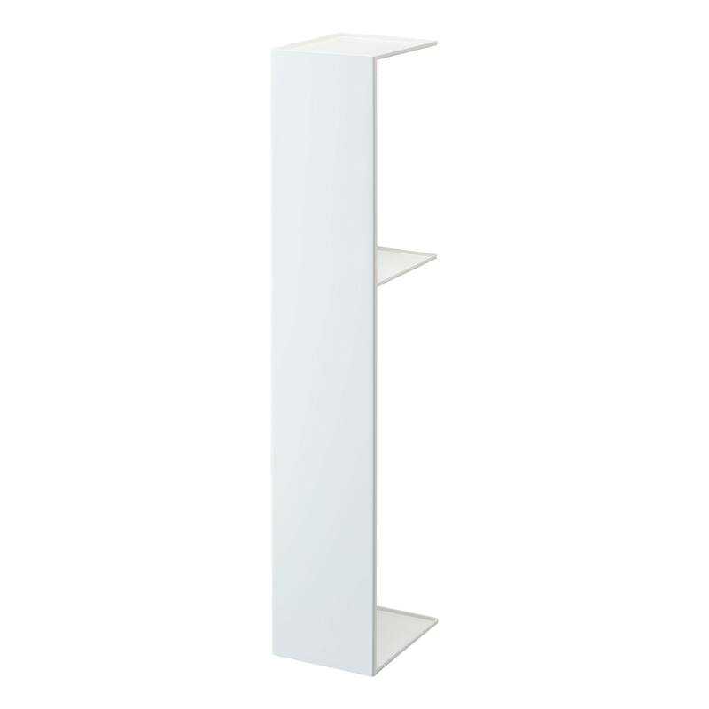 Yamazaki Home Bathroom Organizer, Steel - L 6.69 x W 5.12 x H 27.76 inches