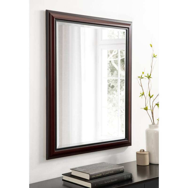 Kate and Laurel Dalat Framed Beveled Wall Mirror