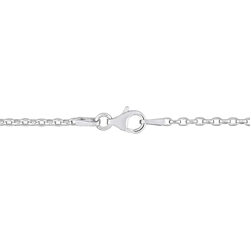 Miadora Sterling Silver Rolo Necklace