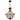 5 - Light Faux Wood Farmhouse Chandelier - Natural Wood Wash