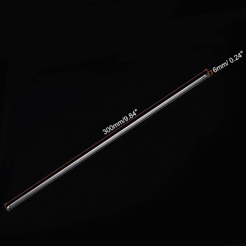 Borosilicate Glass Stick Stir Rod for Lab, kitchen 6Pcs - 11.81" x 0.24"