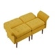 preview thumbnail 18 of 41, Modern Solid Wood Frame Tufted Sofa Bed with Adjustable Armrest