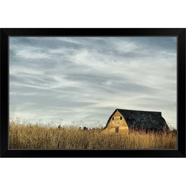 "Saskatchewan barn" Black Framed Print
