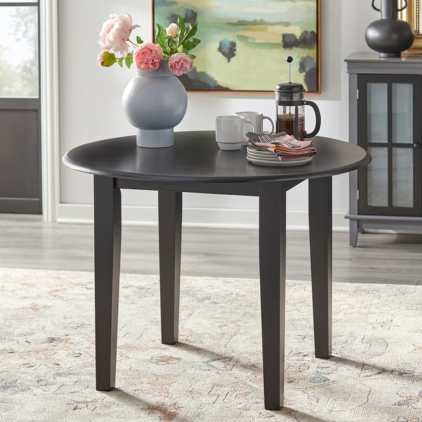Simple Living Rollo Solid Wood Drop Leaf Dining Table - On Sale