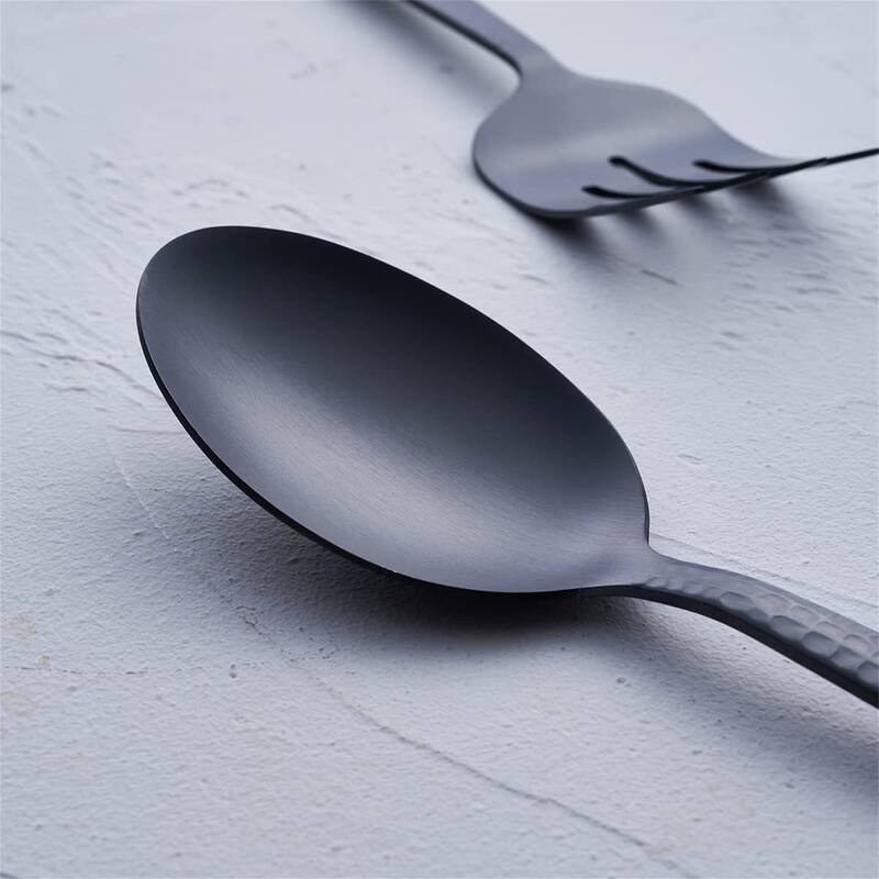 Matte Black Serving Utensil Set - 10.24 x 2.76 x 2.36 inches