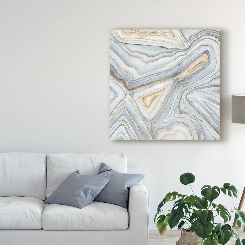 Megan Meagher 'Agate Abstract I' Canvas Art