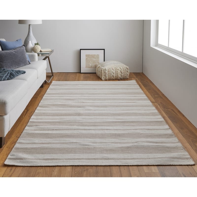 Tibuw Stain Resistant Woven Area Rug By HomeRoots - 2' x 3'