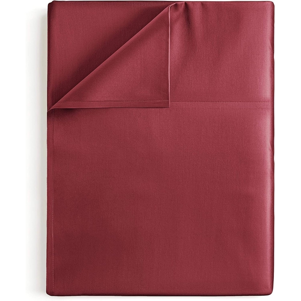 CGK Linens 100% Cotton 400 Thread Count Single Flat Sheet/ Top Bed Sheet