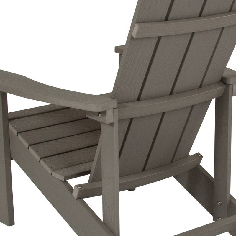 All-weather Poly Resin Wood Outdoor Adirondack Chair (Set of 4)
