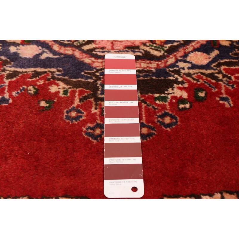 ECARPETGALLERY Hand-knotted Andelz Red Wool Rug - 5'4 x 7'6