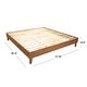 preview thumbnail 61 of 63, Kotter Home Solid Wood Mid-century Modern Platform Bed
