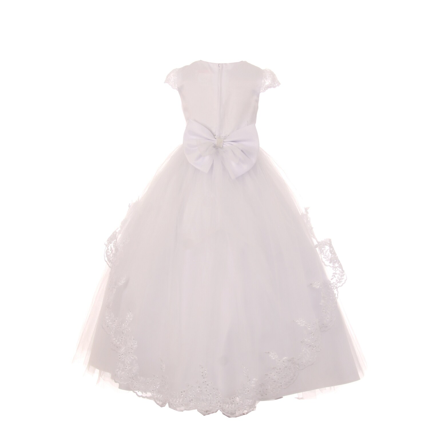 tulle christening gown