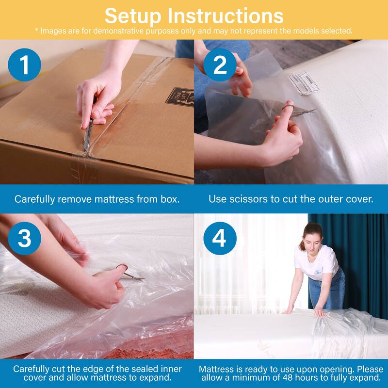 AC Pacific 6-inch High Denisty Foam Mattress