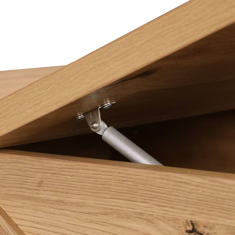 WAMPAT Modern Farmhouse Coffee Table