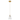 AIWEN Vintage Brass Mini Pendant Light with Clear Ribbed Glass Shade
