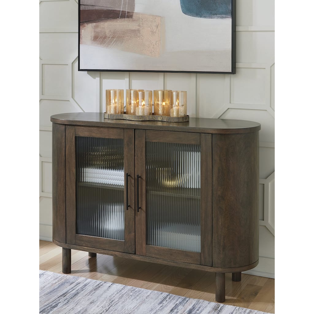 Signature Design by Ashley Mayridge Brown Accent Cabinet - 48" W x 16" D x 34" H