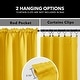 preview thumbnail 56 of 82, Deconovo 2-Pack Thermal Room Darkening Rod Pocket Curtains