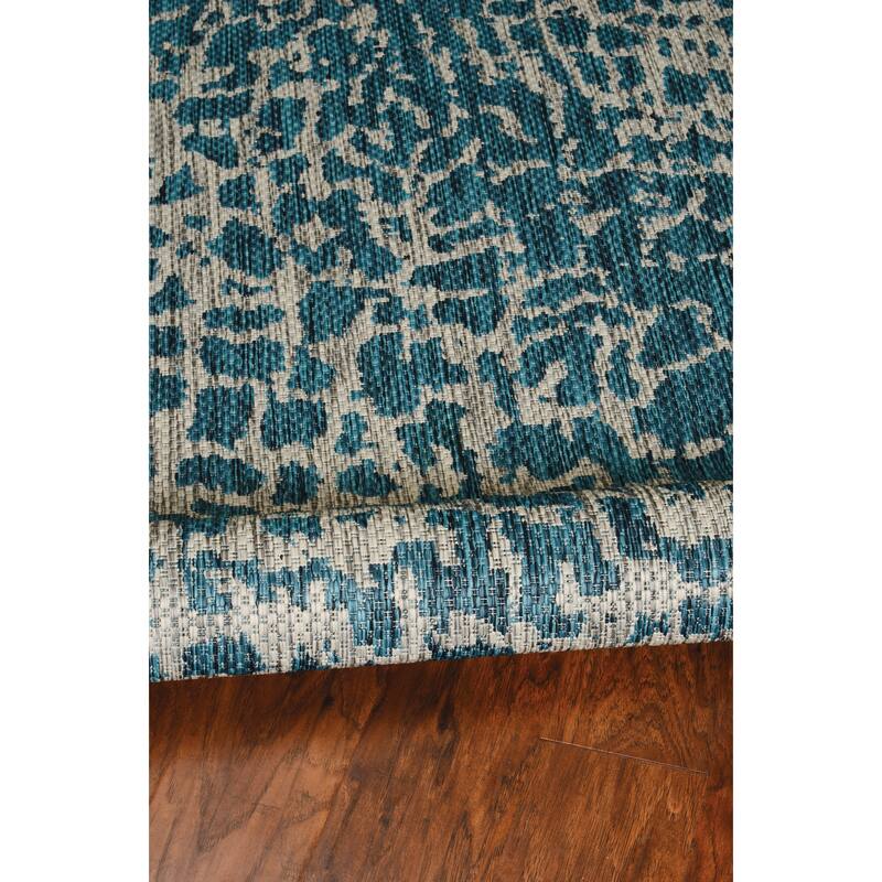 Porch & Den Valiant Teal Safari Area Rug