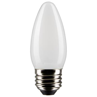 4 Watt B11 LED Frost Finish Medium Base 5000K 120 Volt 2-Pack