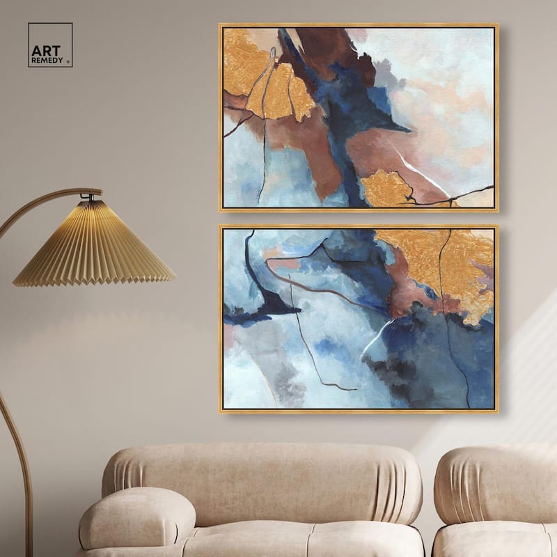 Heaven and Earth Canvas Set of 2 by Art Remedy