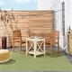 preview thumbnail 77 of 183, Nourison Essentials Solid Contemporary Indoor/ Outdoor Area Rug 5' Square - Green
