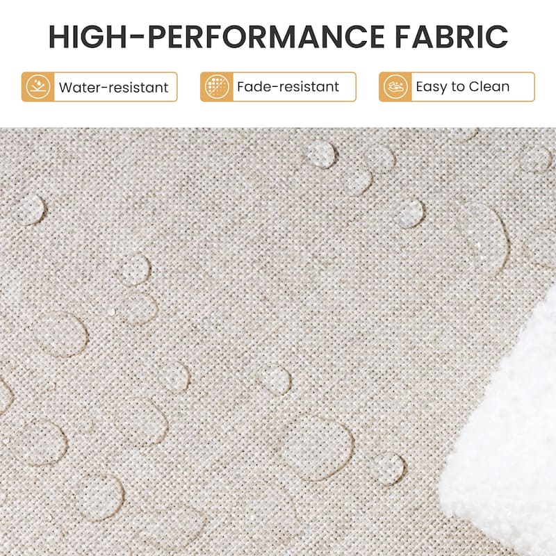 Double Papasan Chair Loveseat with Cushion, All-weather PE Rattan and Metal Frame for Indoor Outdoor