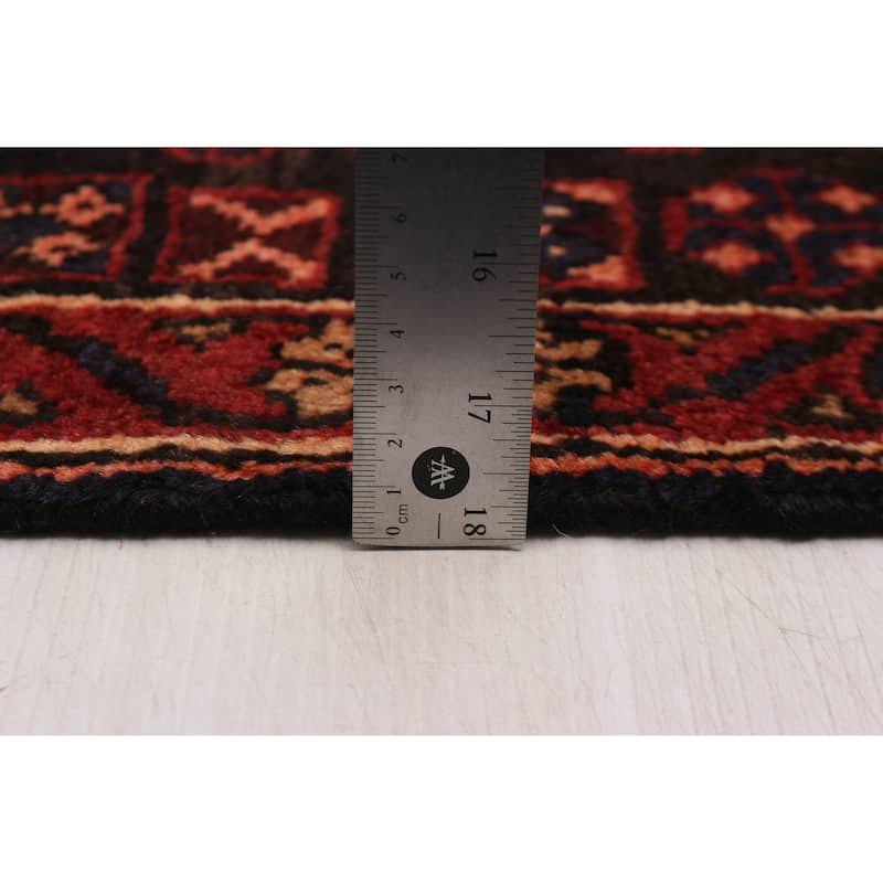 ECARPETGALLERY Hand-knotted Andelz Red Wool Rug - 3'9 x 6'1